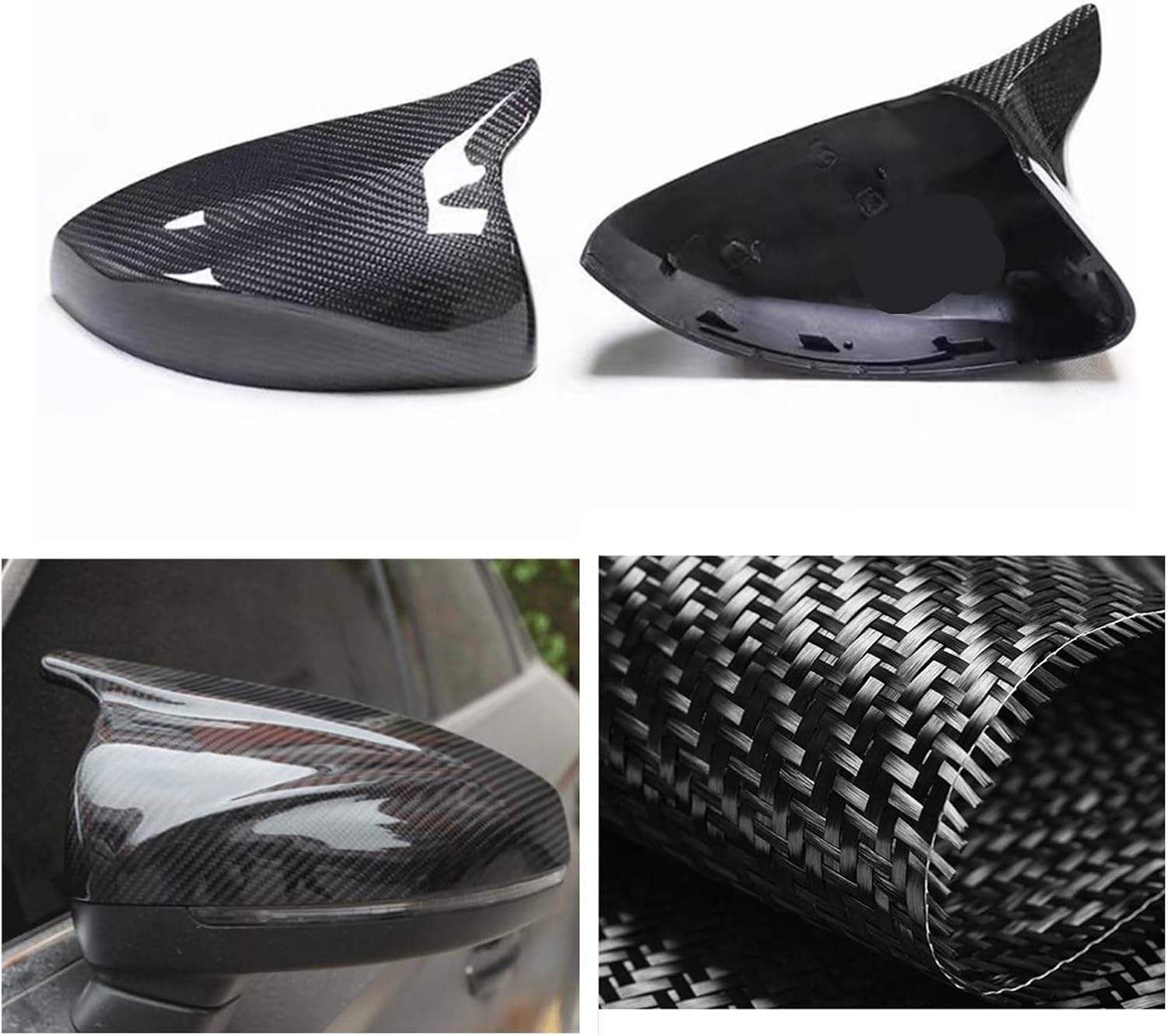 Mルック ドアミラーカバー X5 G05 2018-2023年 グロスブラック 純正