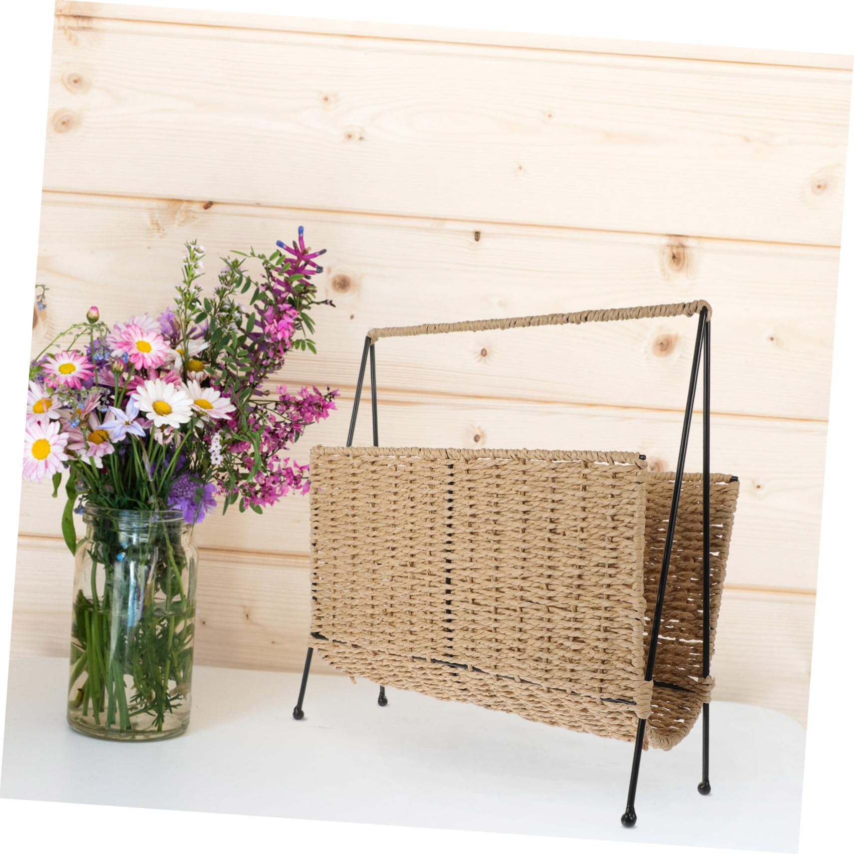 Cabilock Panier De Rangement Tressé Style Panier Décoratif Multifonctionnel Pour Snacks Organisateur De Maison