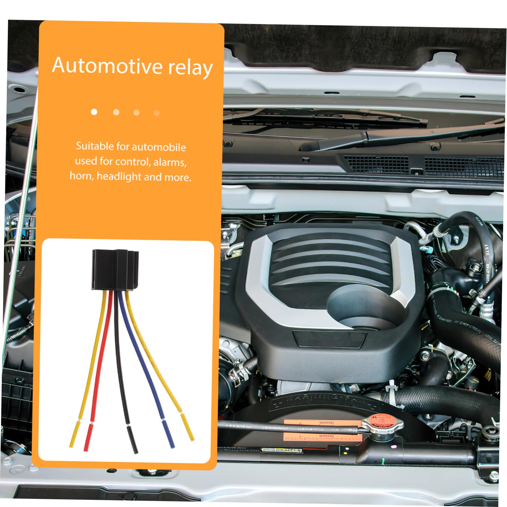 Relé Automotriz 12v 40a de Coche, 5 Pines, Abs, 5 Piezas