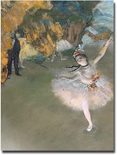Trademark ART Edgar Degas The Star 1876 Canvas Art, 18 by 24-Inch