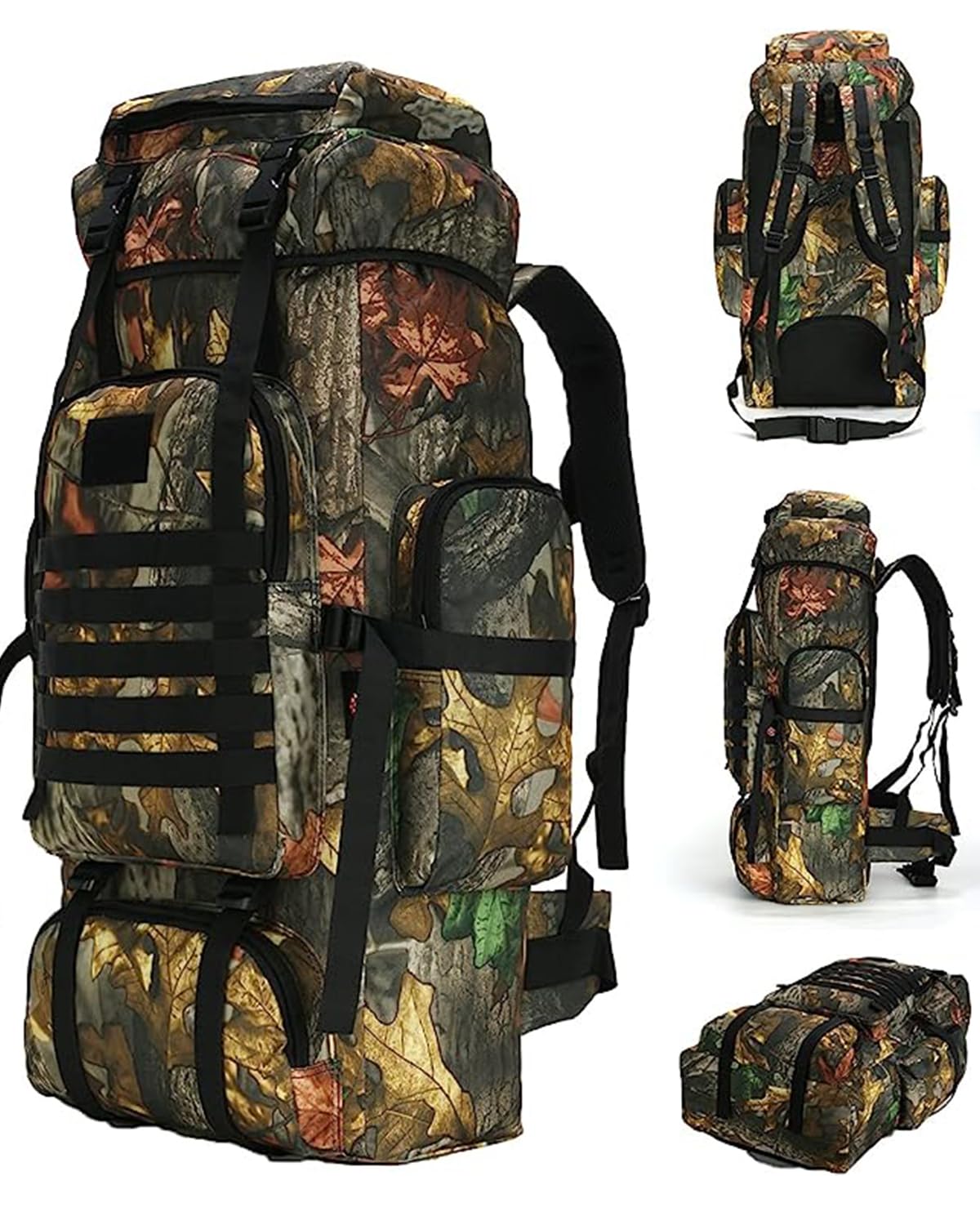 70L Camping Hiking Backpack Tactical Backpack Military Molle Rucksack Backpack for Outdoor