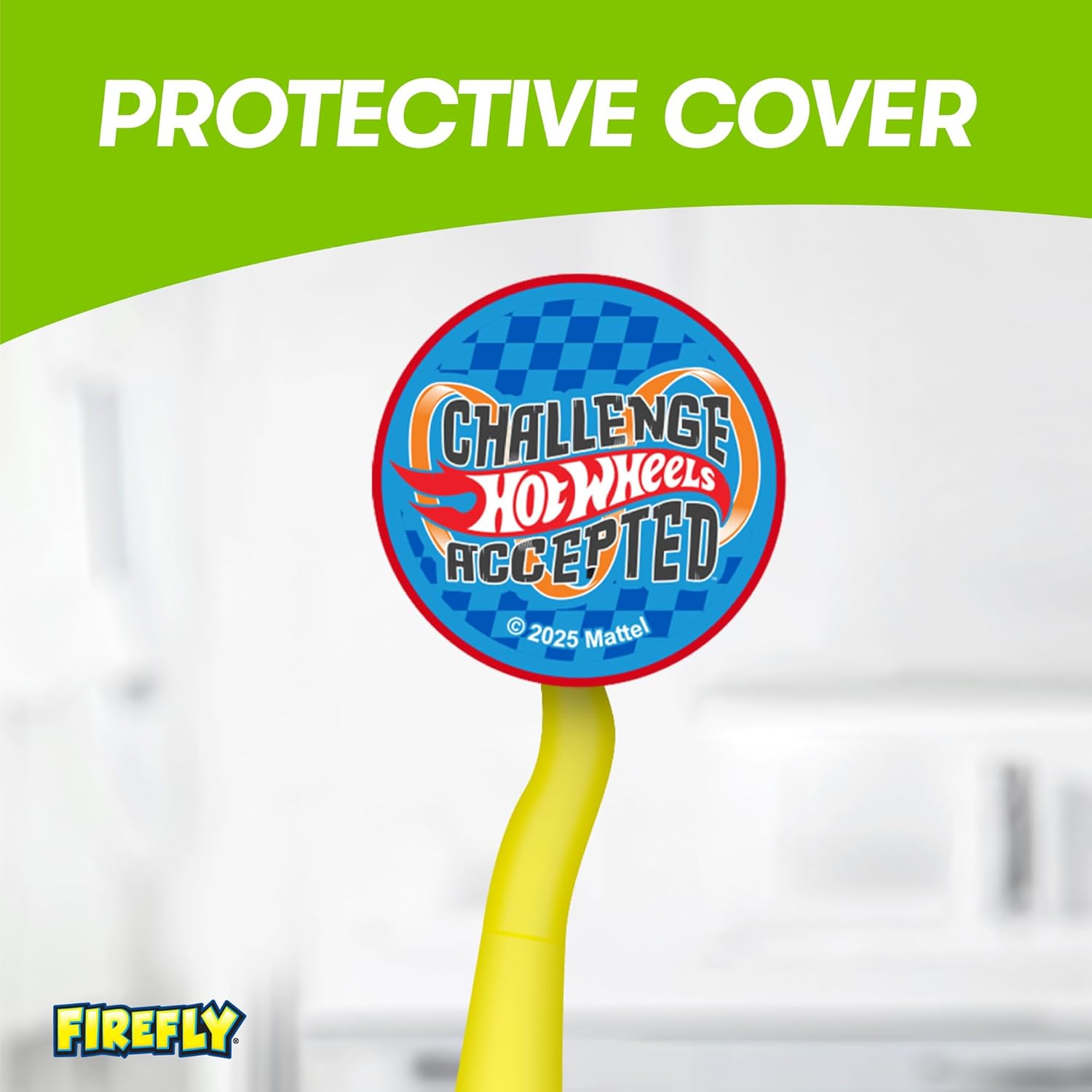 Firefly Hot Wheels Toothbrush Value Pack, Soft Bristle Toothbrush for Kids 3+, 3 Ct