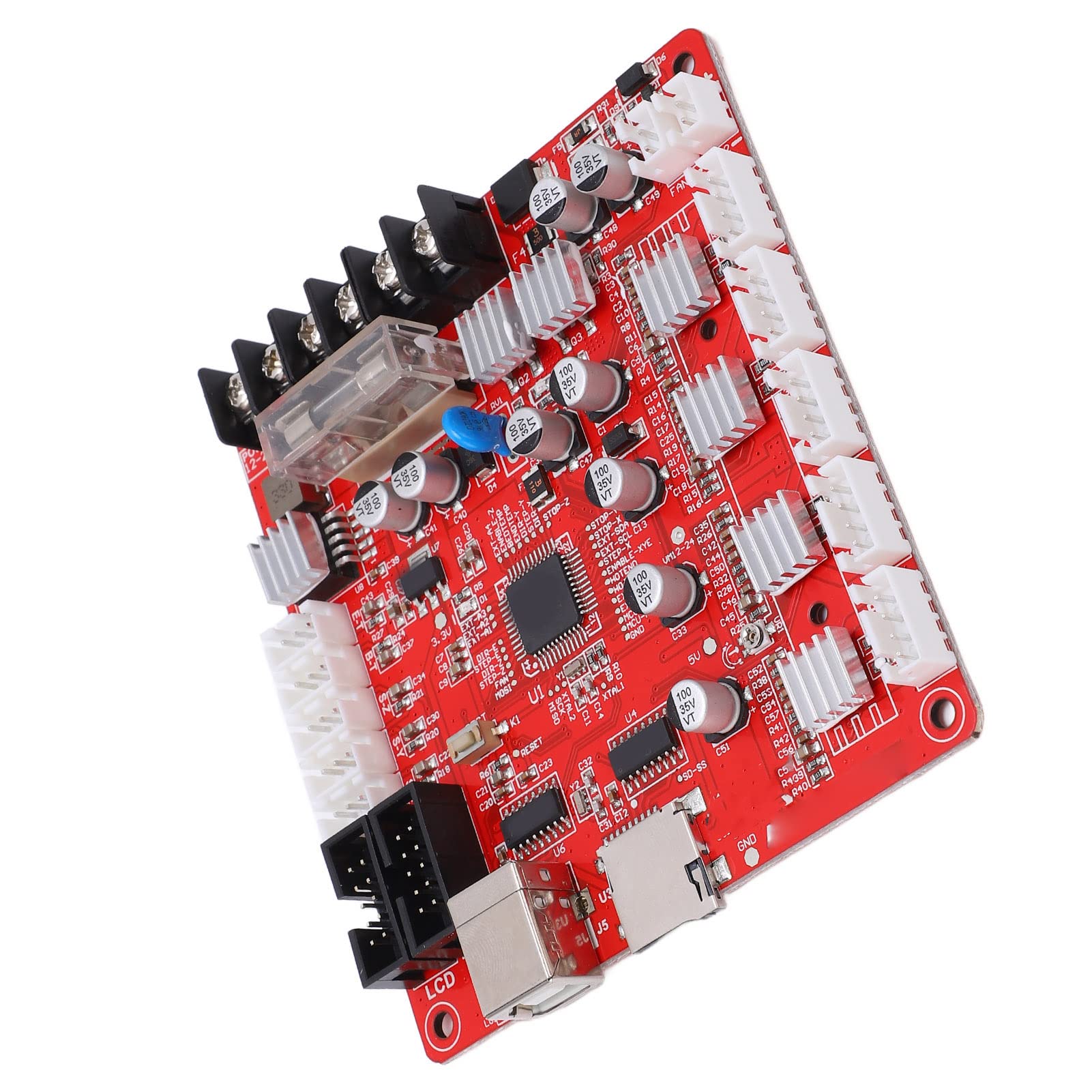 Amazon.co.jp: 3Dプリンタ用マザーボード モーター制御基板 12V - 24V