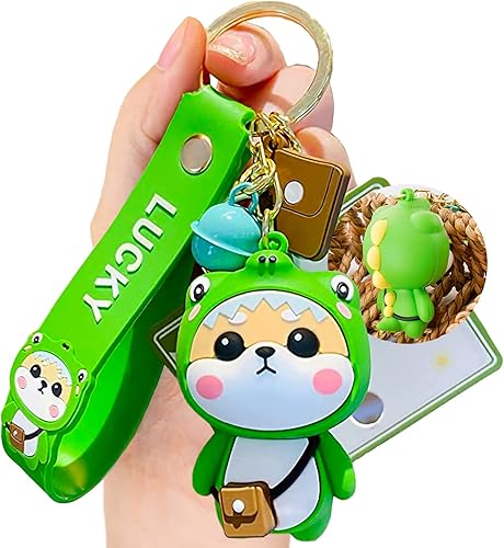 YOU WIZV Lindo llavero Kawaii Anime Llaveros para niños Mochila Dijes Llavero Accesorio Regalo Amigo para Mujeres Niñas