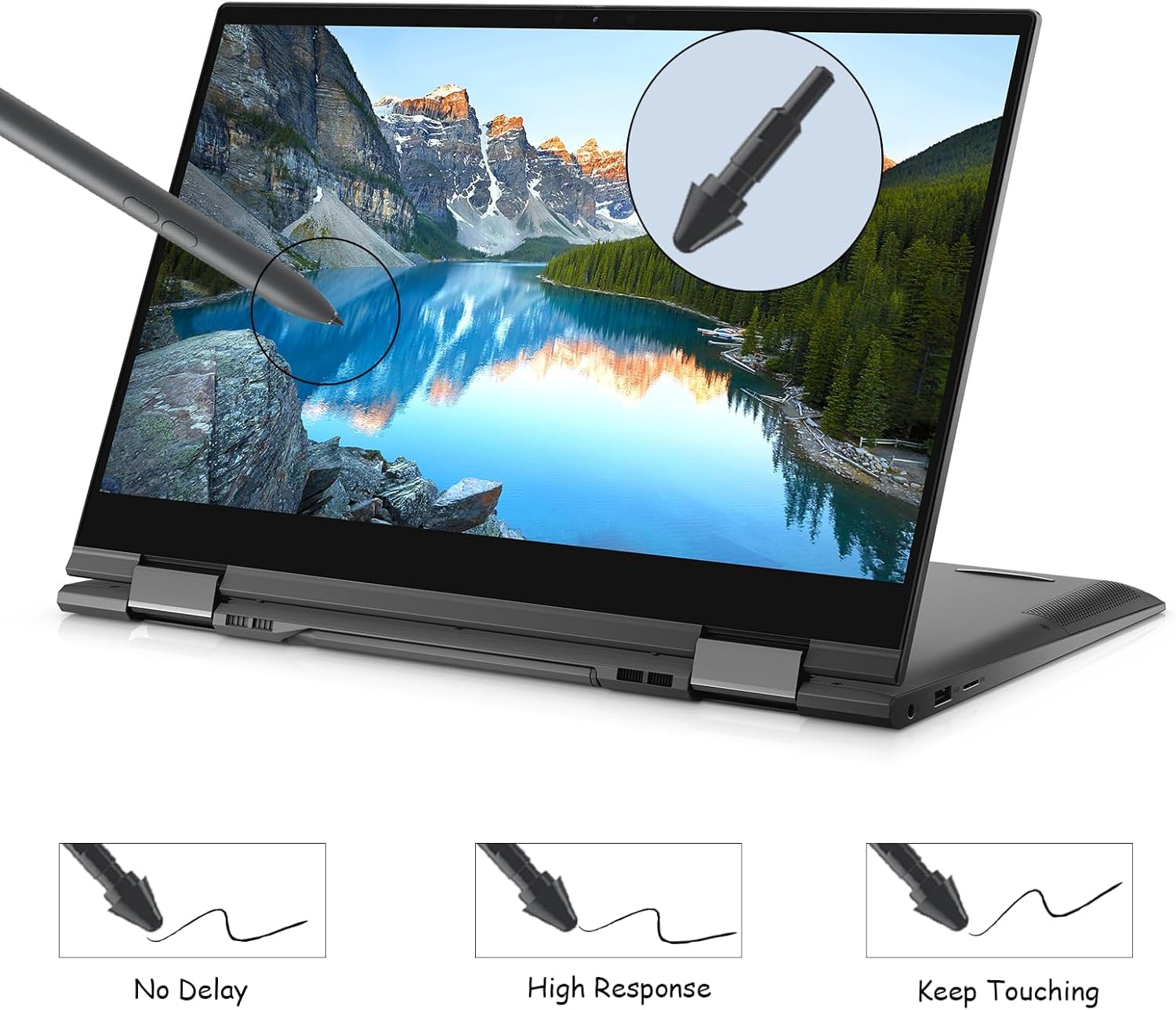 3 Puntas De Repuesto Para Lenovo Precision Pen 2 (Tablet Tab P11, Pad Pro, Yoga Pad) | Stylus ABS Fácil Recambio