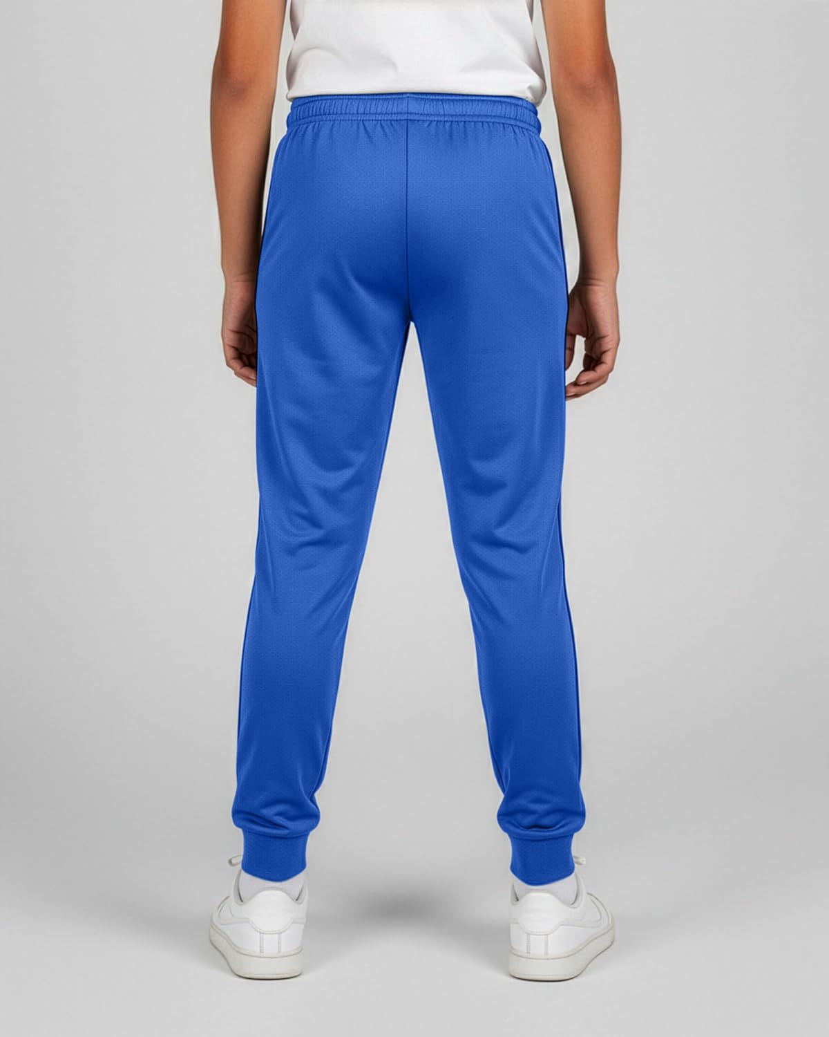 Real Essentials 3 Pack: Boy's Mesh Jogger Sweatpants - Youth Kids Baseball Football Athletic Pants with Pockets - Image 6