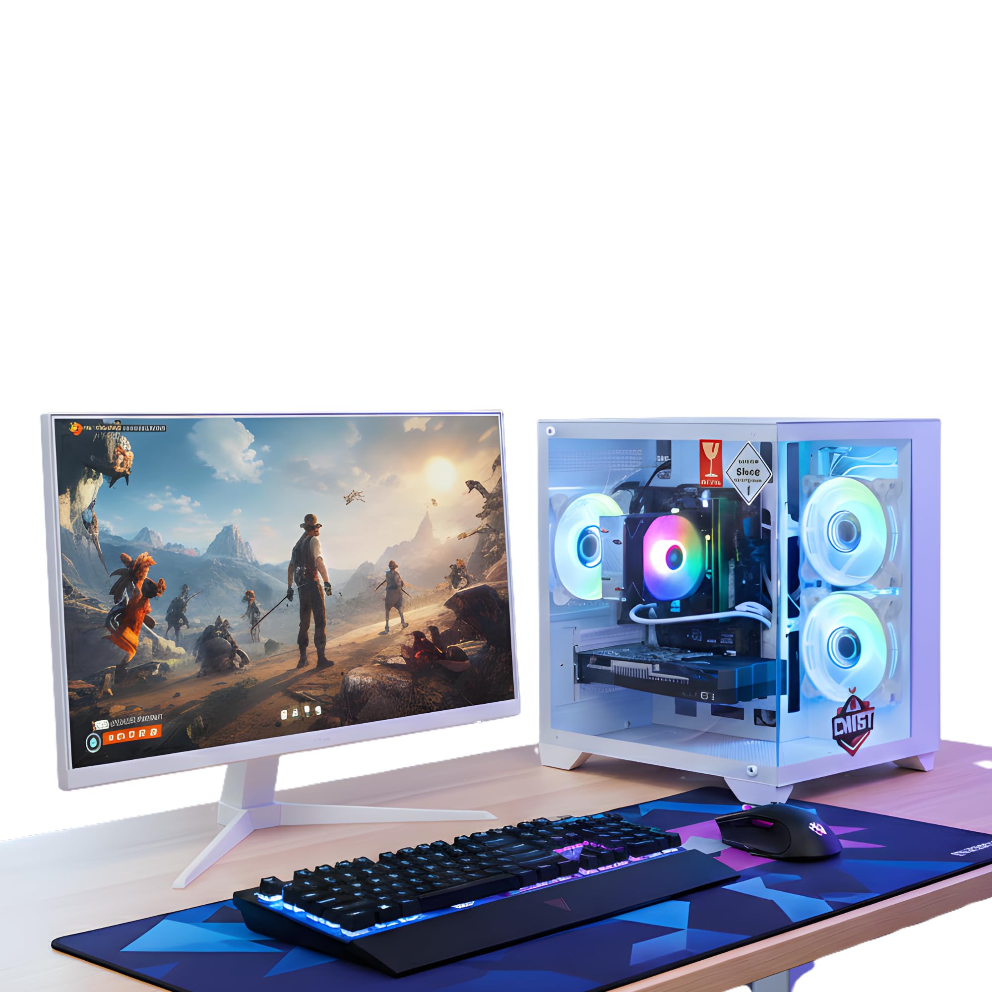 CHIST Gaming PC, 9th Gen Core i5-9400 6 Core 6Threats, 16GB RAM