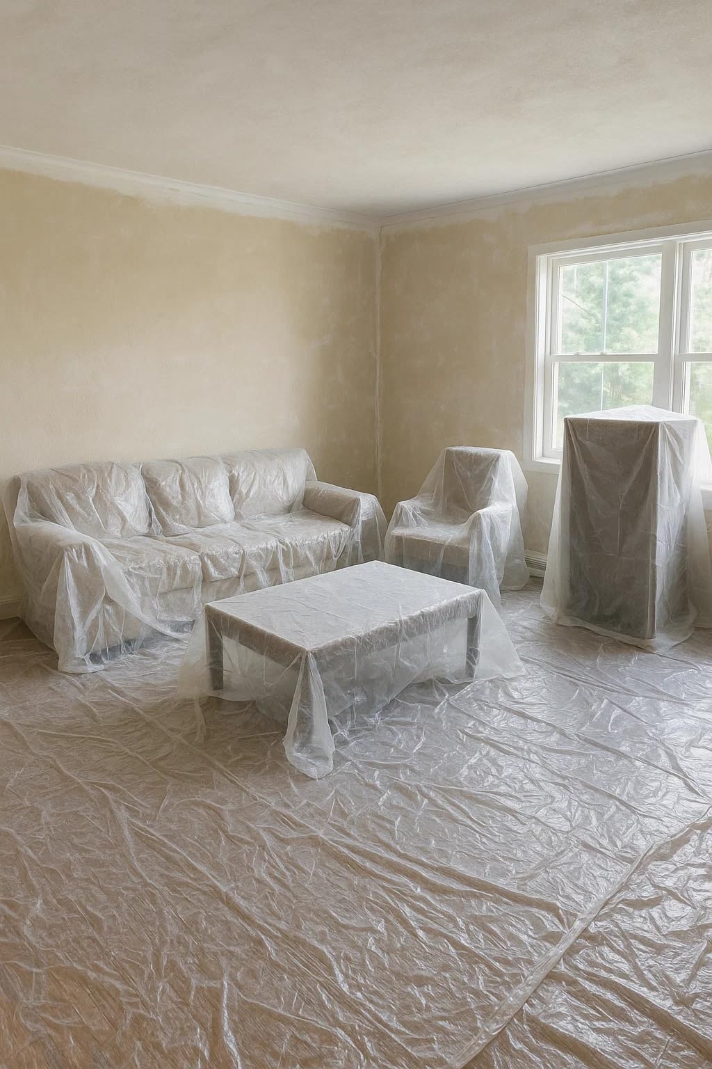 Proalet Hışır Örtü, 4x5 Metre, 20 m², Toz Geçirmez, Su Geçirmez, Dış Mekan Koruma Örtüsü, Boya Koruma, Bahçe, Badana, Şantiye, Zemin Koruyucu Kaplama, Branda