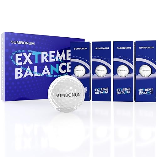 Standard Golf Balls, Performance Golf Balls for Distance and Control,