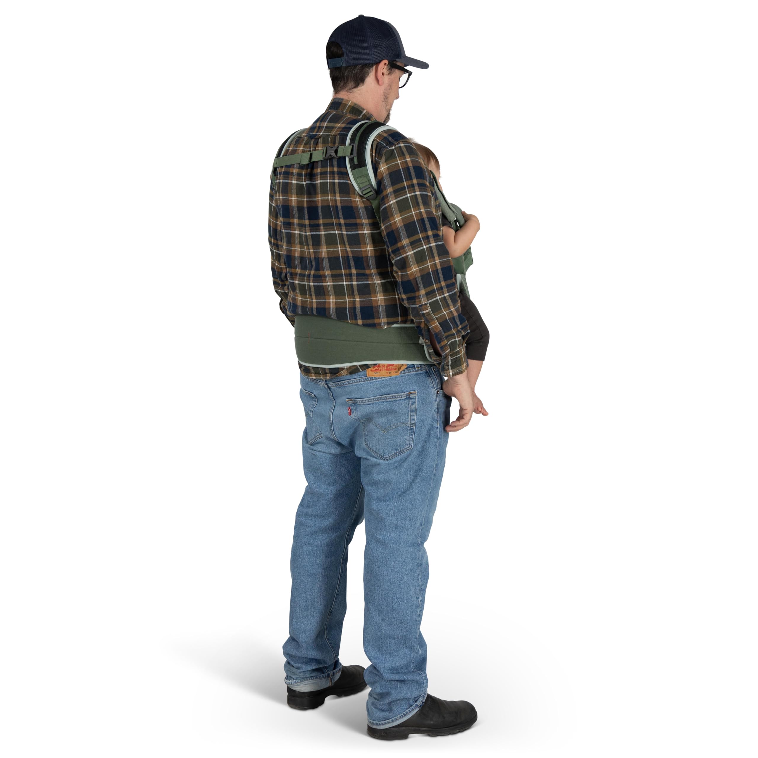 Osprey Poco Soft Carrier (Tre posizioni di trasporto dal neonato al bambino | Cintura ventrale imbottita extra-larga e ventilata | Imbracatura per le spalle traspirante) - Tidal