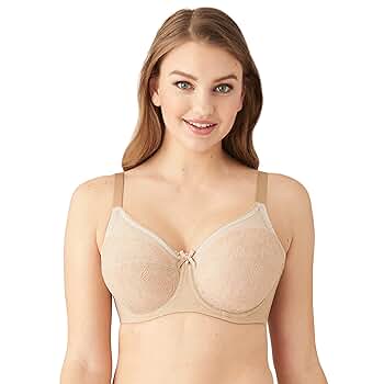 Wacoal womens Retro Chic Full Figure Underwire bras, Toast