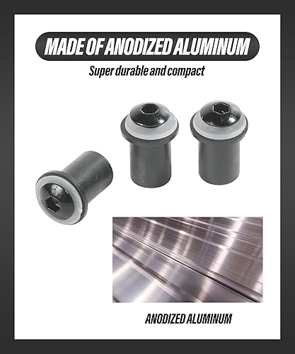 Miniatura 3 de ESEWALAS 10 tornillos para parabrisas, kit de tornillos para parabrisas de motocicleta, accesorios de automóvil, carenado de motocicleta, tornillos