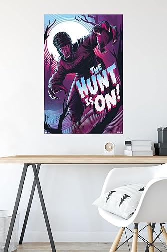 Miniatura 4 de Trends International Póster de pared The Wolfman - The Hunt Is On de César Moreno, 34 pulgadas de largo x 22.4 pulgadas de ancho, versión premium