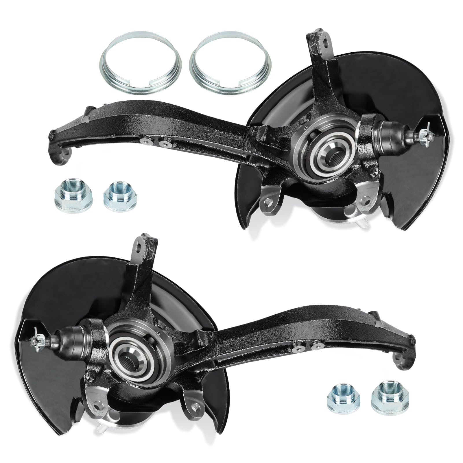 Amazon.com: Front Left and Right Steering Knuckle & Wheel Bearing