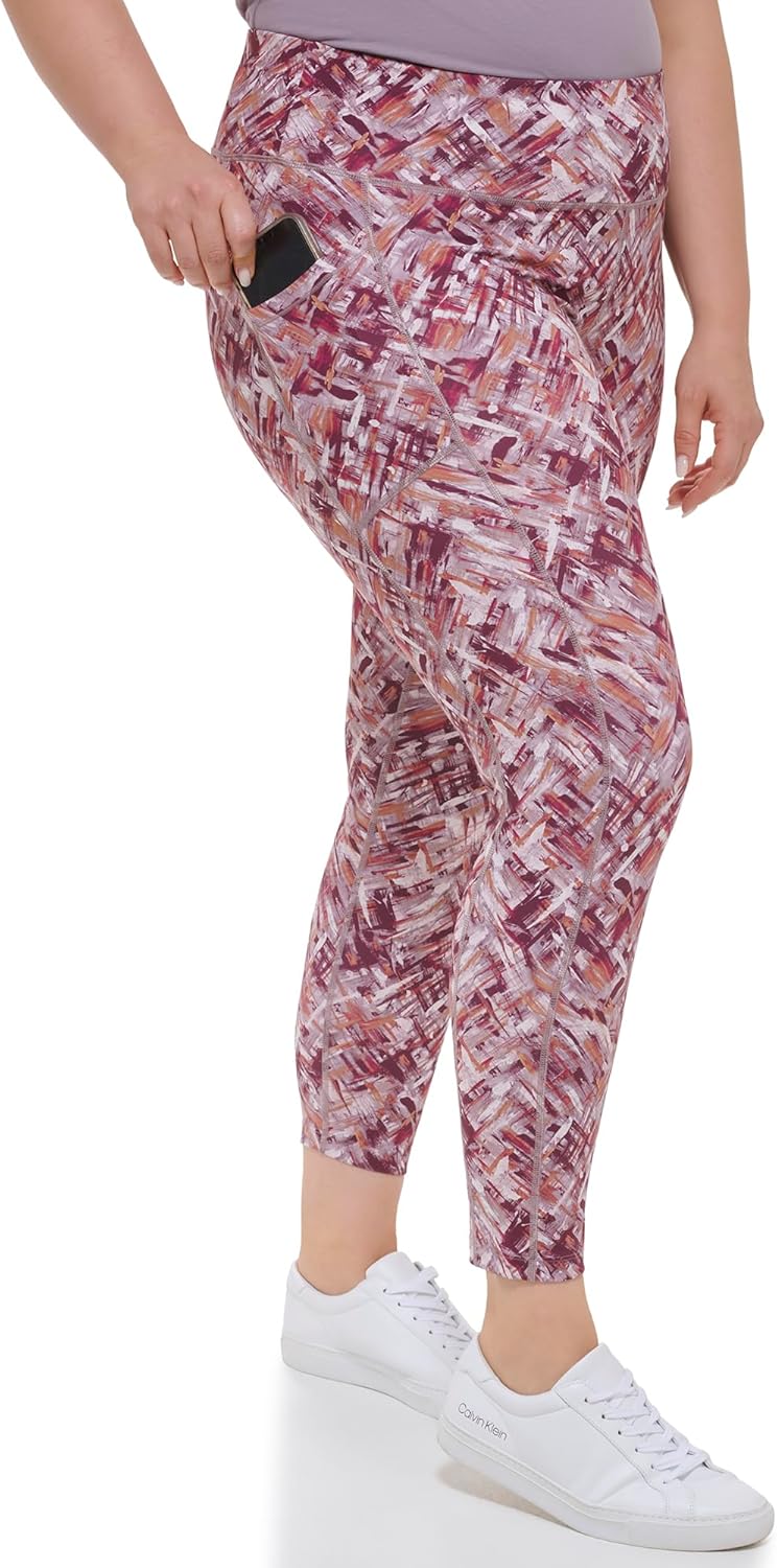 Calvin Klein Performance Women's Plus Size Active Full Length Legging