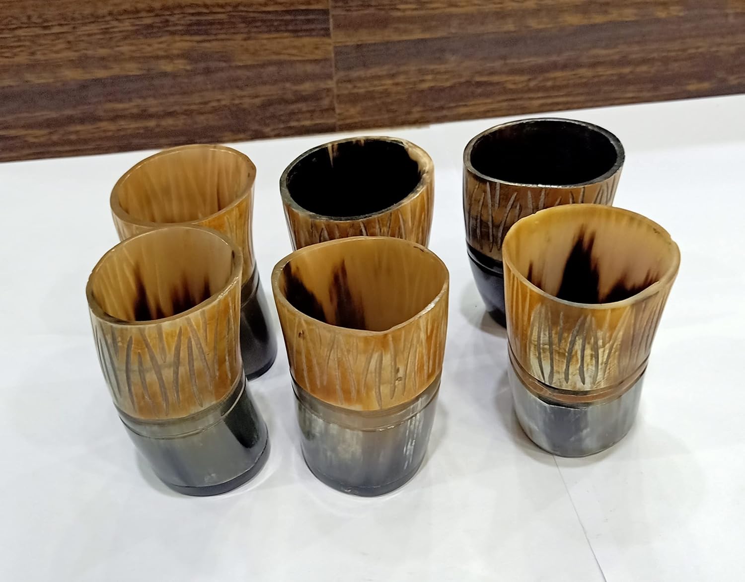 Medieval Handcrafted Viking Drinking Horn Mug Beer Glasses