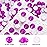 Novani 3000 Pieces Flatback Rhinestones Glass Round Gems Neon-Purple Crystals for Nail Art DIY Crafts Clothes Shoes,SS12,3.0-3.2mm