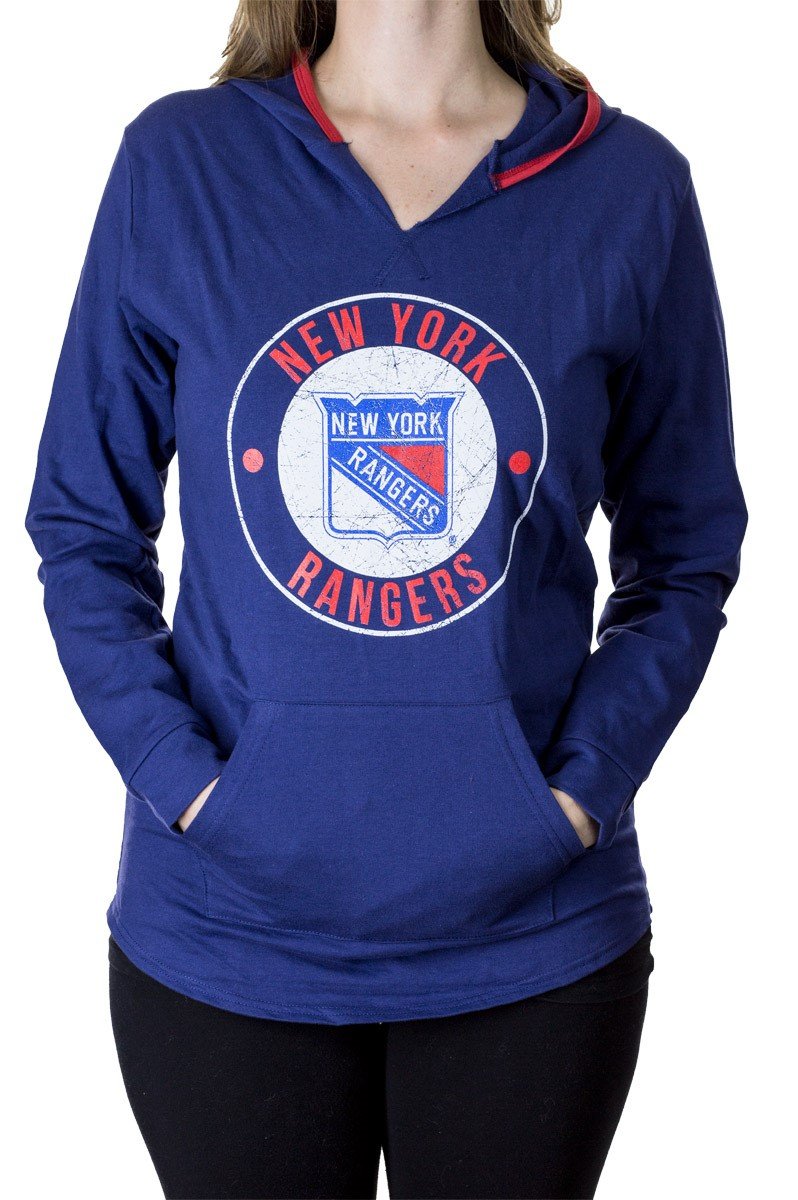 CalhounNHL Ladies Official Team Logo French Terry Cover Up Fashion Hoodie Tunic