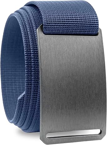 GRIP6 Gunmetal Belt Durable Belts for Men & Women, Versatile Nylon Tactical Belt for Work, Golf, Casual & Outdoor Use