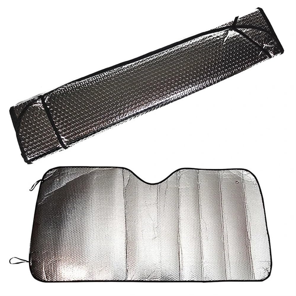 Cortina parasol para ventana delantera y protector plegable de parabrisas 7