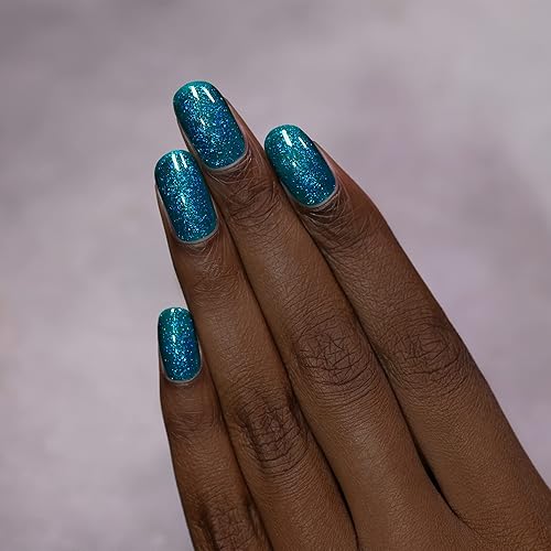 Miniatura 5 de ILNP Good Mornings - Esmalte de uñas holográfico verde azulado radiante