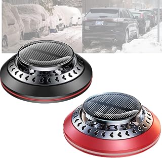 BIKENDA - Bikenda Electromagnetic Molecular Interference Antifreeze Snow Removal Instrument, Vehicle Microwave Molecular Deicing Instrument, Car Diffusers for Essential Oils (Black+Red)