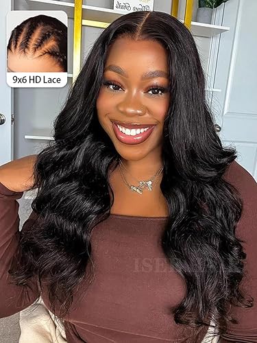 Miniatura 2 de ISEE Pelucas de cabello humano con encaje frontal transparente HD de 13 x 4 para mujeres, sin pegamento, cabello virgen brasileño con encaje