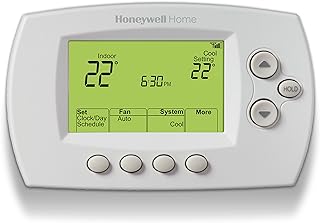 Honeywell Home Wi-Fi 7-Day Programmable Thermostat (RTH6580WF), Requires C Wire, Works with Alexa