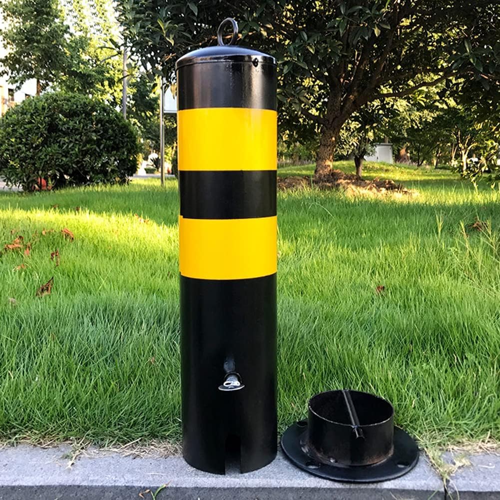 Barandillas de estacionamiento Postes de seguridad for estacionamiento Bloqueo de espacio de estacionamiento Bolardos de metal de alta resistencia for estacionamiento seguro en carriles e interceptore