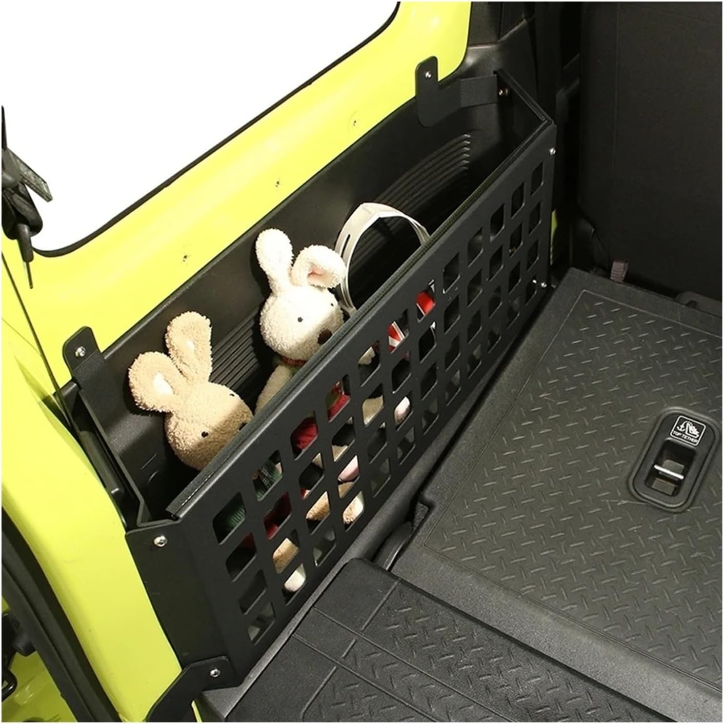 Car Trunk Side Storage Box Bracket Organizer Compatible with Suzuki Jimny JB64 JB74 2019 2020 2021 2022 2023 2024 Interior Accessories Car Organizer Car Storage