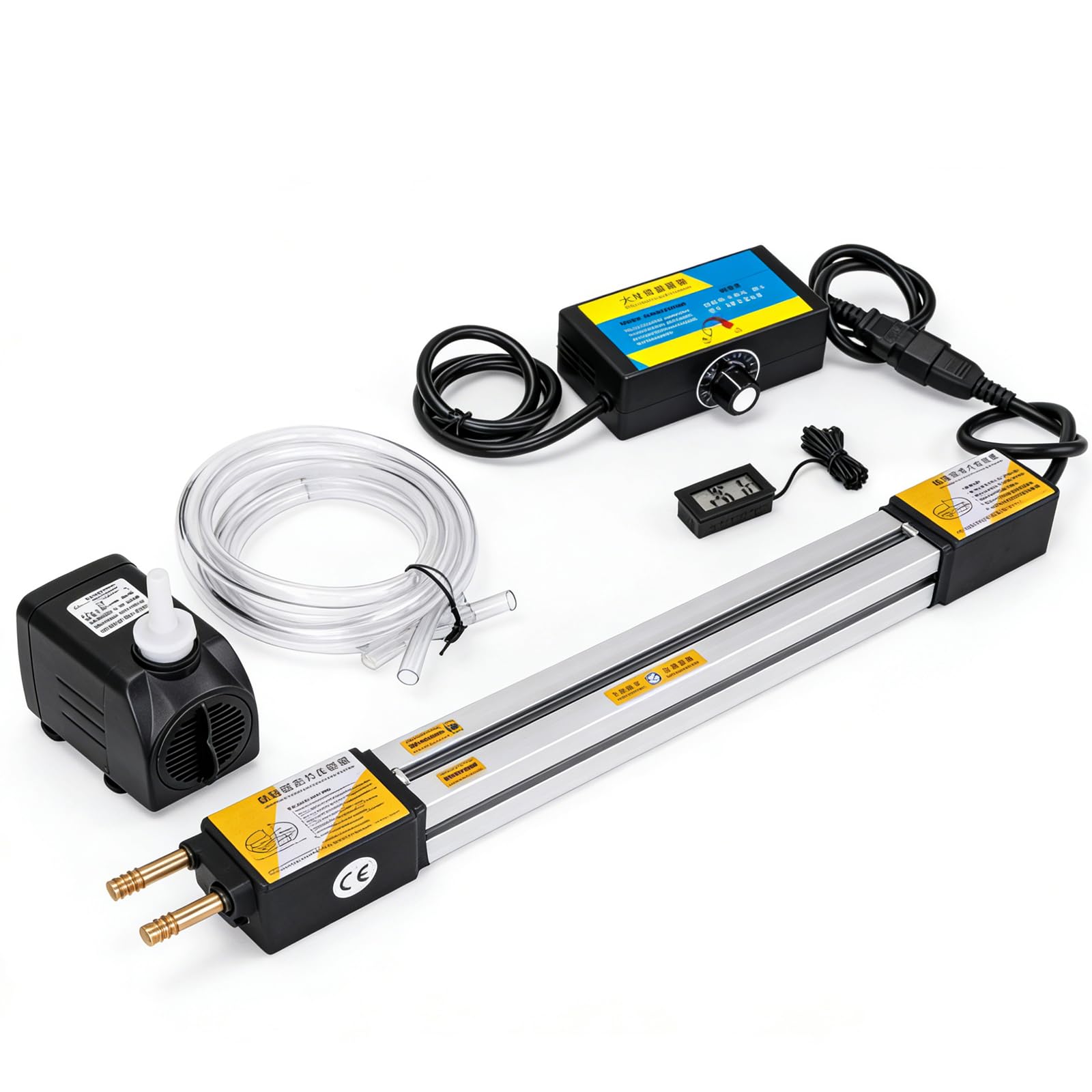 Dobladora acrílica para plástico, herramienta manual de calentamiento en caliente con temperatura ajustable y circulación de agua para hacer carteles, compatible con PVC y plexiglás