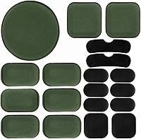 Vista 11 de Almohadillas universales para casco de Airsoft, 19 unids/set táctico de repuesto para casco de espuma, kits de almohadillas para motocicleta