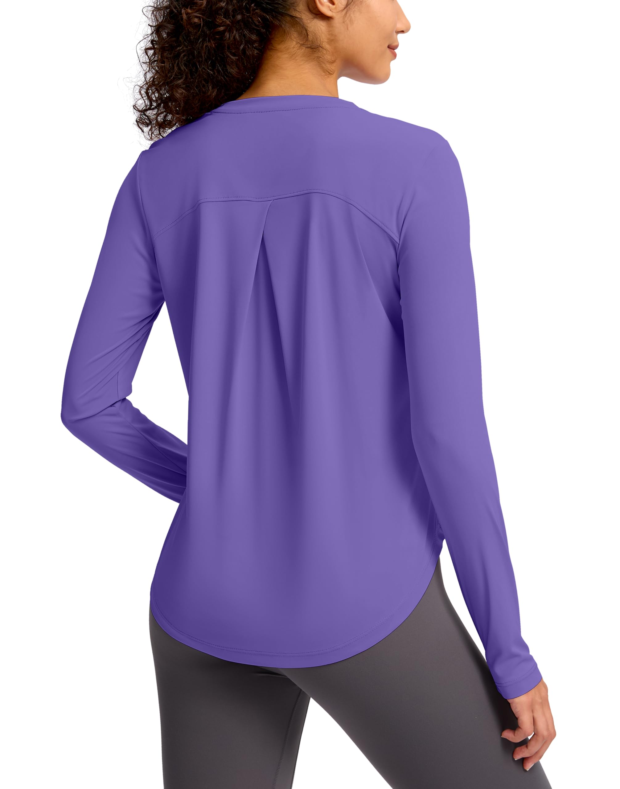 Soothfeel Women's UPF 50+ Sun Shirts Long Sleeve SPF UV Protection Rash Guard Lightweight Quick Dry Hiking Workout Tops