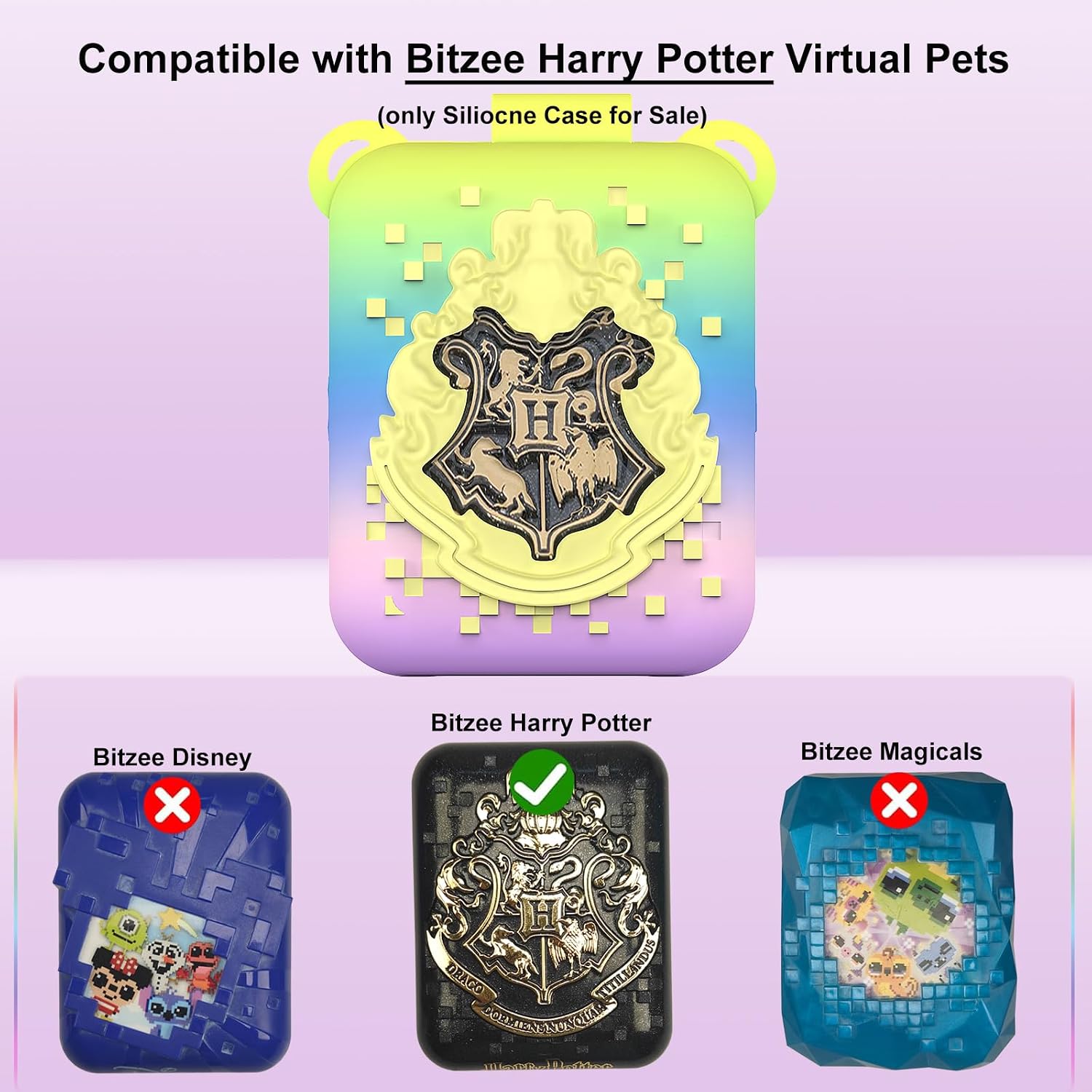 JCHPINE Silicone Cover Case for Bitzee Harry Potter Interactive Digital Pet image 2