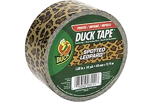 Duck Brand 10 Yard Leopard Print Duct Tape