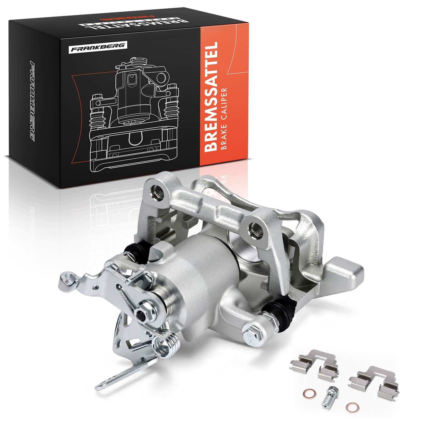 Frankberg Pinza freno asse posteriore destra 19-B6193 | Compatibile con: Golf V 1K1, Altaea XL 5P5 5P8, E.O.S 1F7 1F8, Leon SC 5F5, Leone 1P1, Golf Plus 521 5M1, A3 8P1