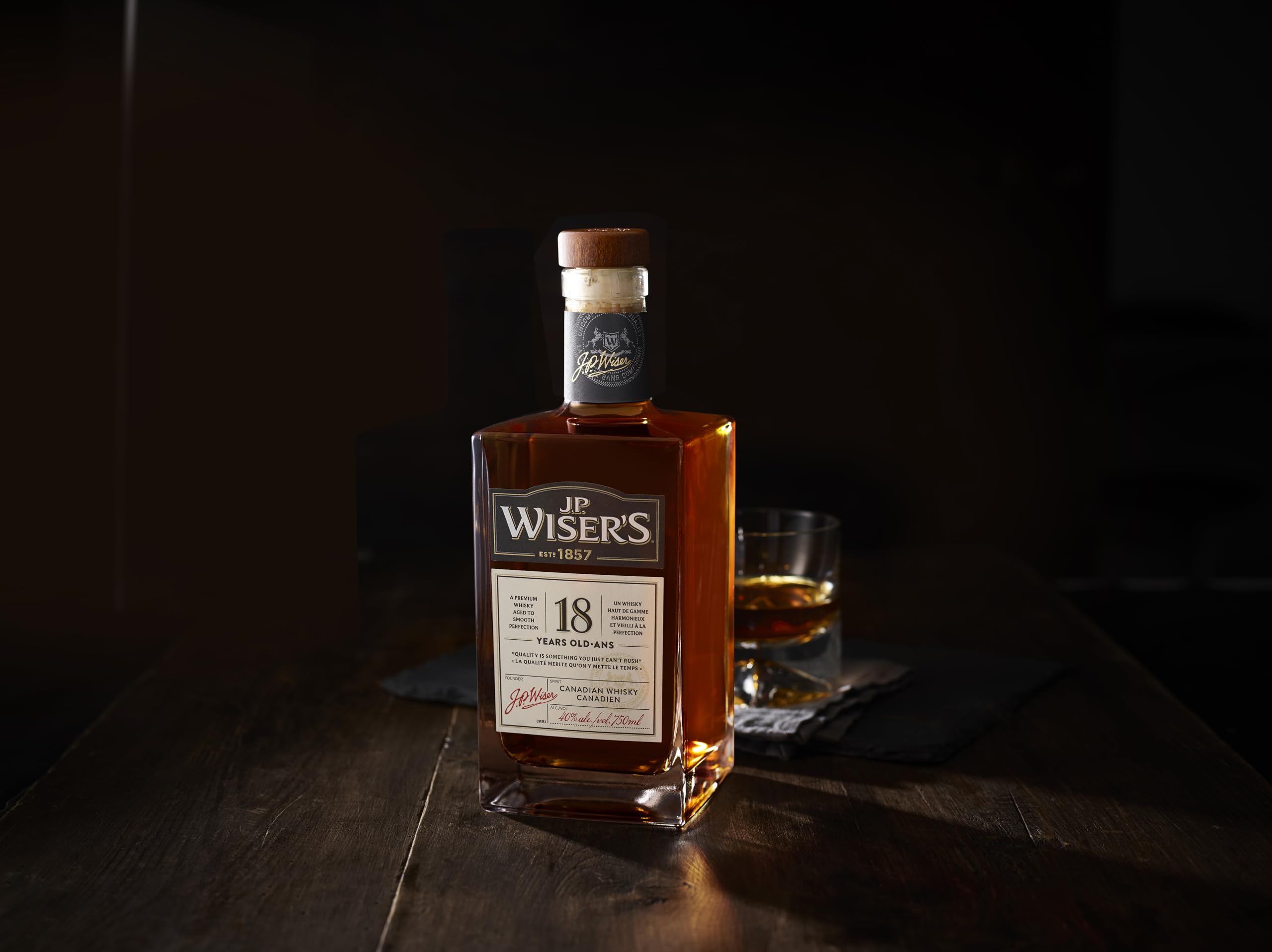 J.P. Wiser's 18 Years Old Blended Canadian Whisky 40% Vol. 0,7l