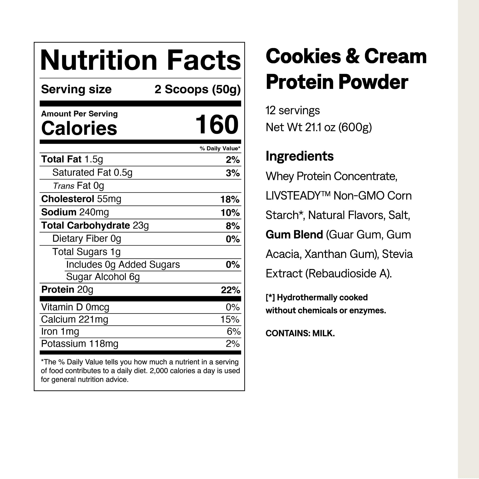 UCAN Recovery Energy + Protein Drink Mix | Cookies & Cream | 12 Servings — Amazon image 5