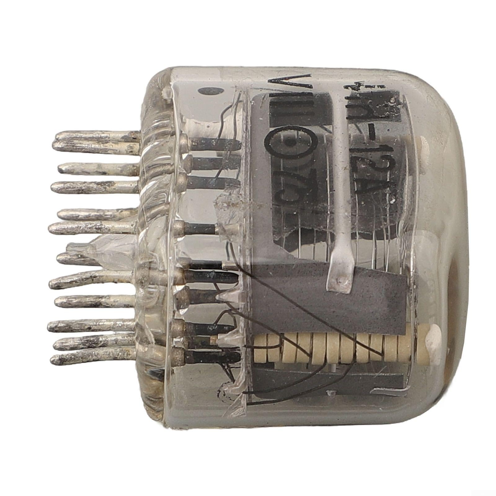 IN-12 Nixie Tube Digitalanzeige für Retro Clock Kits, Neon-Gas-Kaltkathodenanzeige mit 170V Entladespannung und 7.500 Stunden Laufzeit