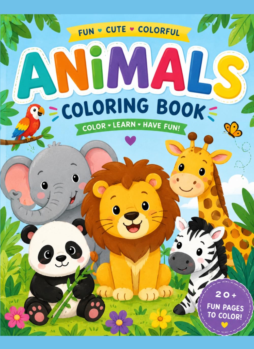 Alphabet Animals Coloring Book