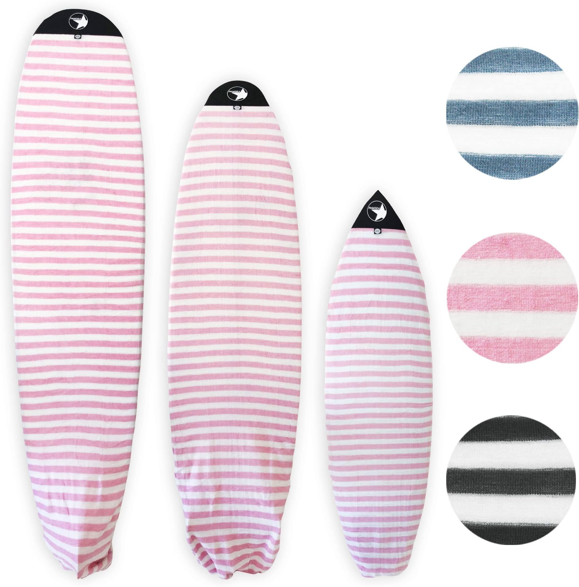 Surf Squared Surfboard Sock Cover and Paddleboard Cover - Lightweight Stretch Protective Surfboard Bag - Surfing Accessories - Shortboard, Longboard, Hybrid, Wakesurf, Standup Paddleboard SUP