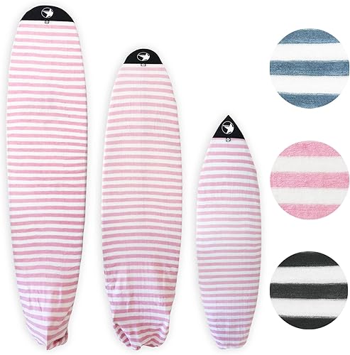 Funda de calcetín para tabla de surf y funda para tabla de paddleboard Surf Squared - Bolsa protectora elástica ligera para tabla de surf -