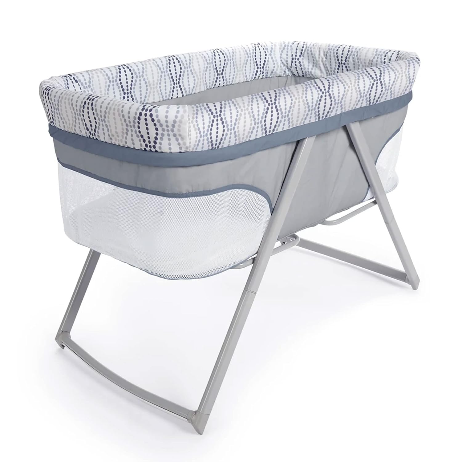 Ingenuity Foldaway Rocking Bassinet - Fletcher - Portable Folding Rocking Bassinet