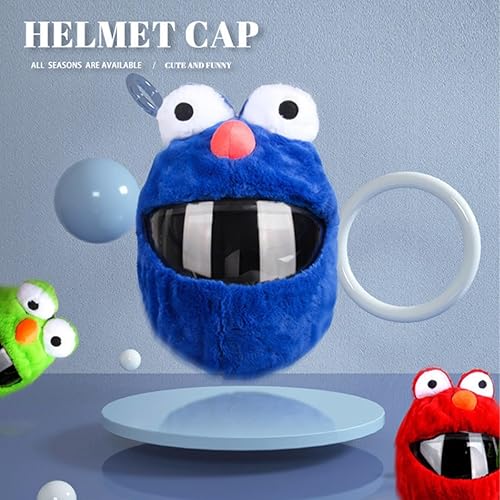 Miniatura 7 de Funda para casco de motocicleta de cara completa, fácil de instalar, tapa antipolvo, casco de motocicleta, paseos divertidos, juego de felpa