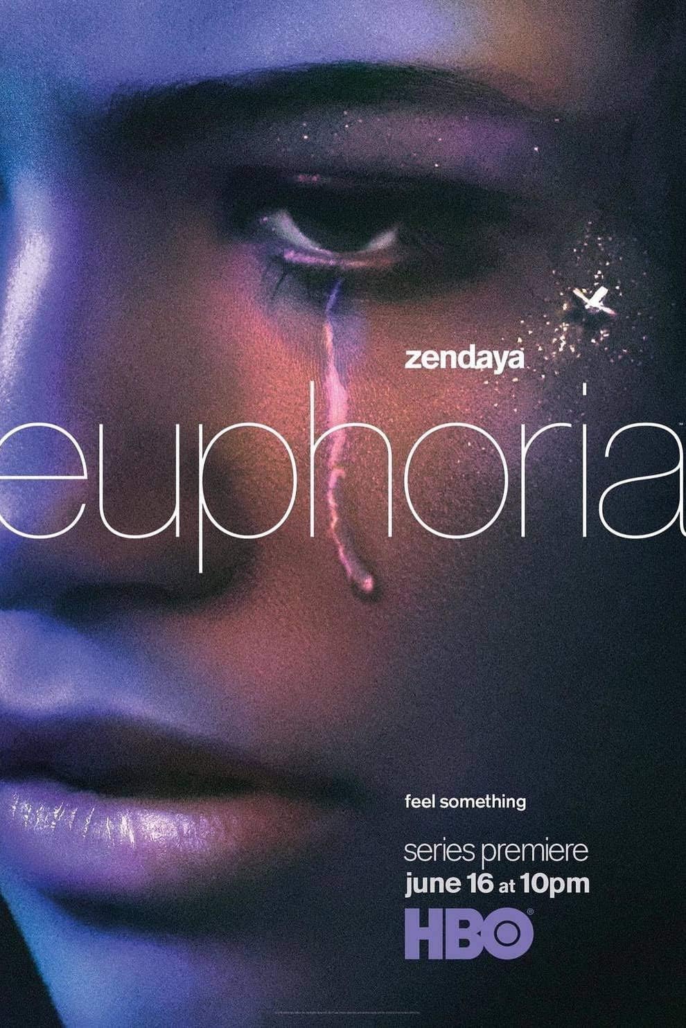 TV Show Feel Something Zendaya Teardrop Series, 12 x 18 (297 x 450 mm)