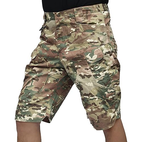 Mens Hiking Cargo Shorts Quick Dry Athletic Outdoor Travel Shorts for Men with Multi Pocket for Fishing Camping Casual Shorts