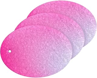 Magenta Abstract Gradient Sponge Dish Sponge 3 Pcs Kitchen Sponge Handy Sponges Cellulose Sponges for Cleaning Kitchen and Household