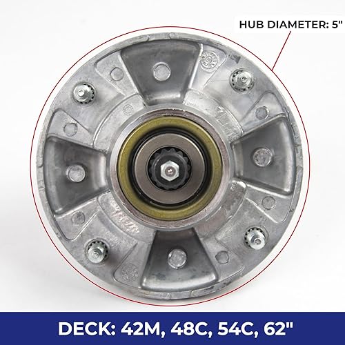 Miniatura 3 de Jeremywell El conjunto del husillo reemplaza a la cortacésped AM144377 John Deere AM131680, AM135349, AM124498