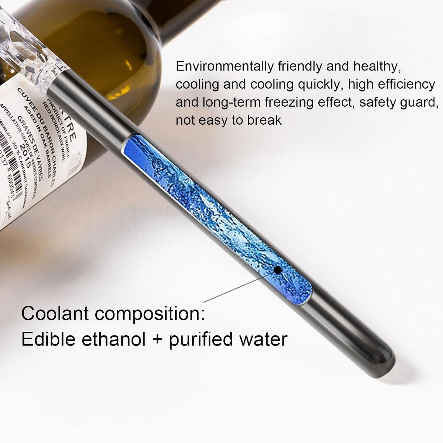 Wine Chilling Stick Bartender Beverage Beer Chilling Wand