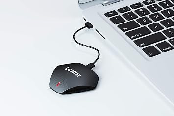 Lexar Çoklu Kart 3'ü 1 arada USB 3.1 Okuyucu, SD/Micro SD Kart için 312 MB/sn'ye kadar, CompactFlash Kart için 160 MB/sn, USB 3.0/2.0 için, USB Tip-C'den USB Tip-A'ya kadar içerir kablo(LRW500URBAMZN)